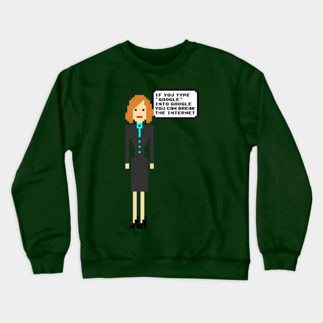 Pixel Jen - the IT Crowd Crewneck Sweatshirt by KYi